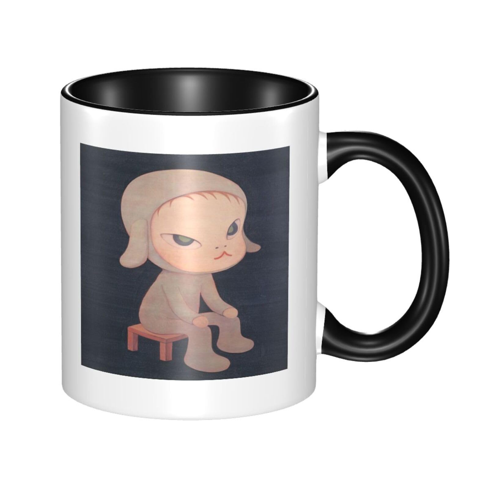 Amazon.co.jp: 奈良美智 マグカップ 330ml コーヒーカップ ミルク